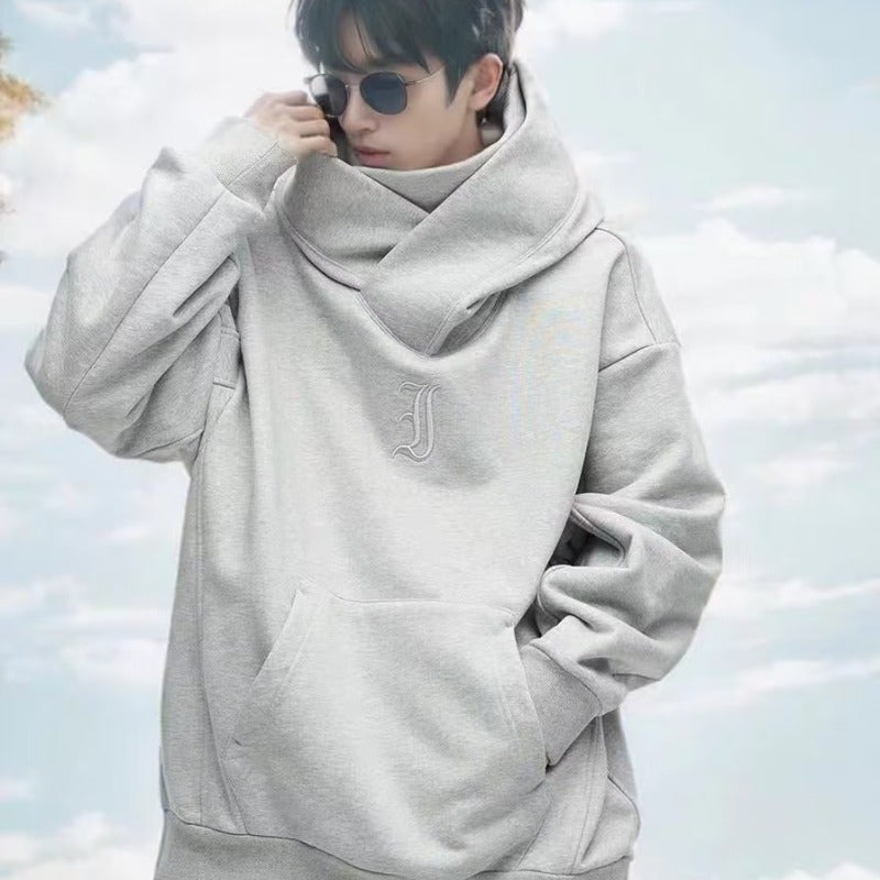 2023 High Street Tech Jacket Hoodie Men Gray 