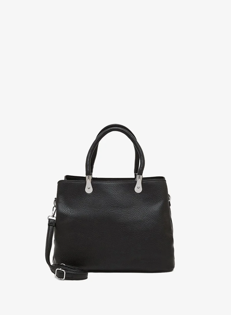 Ella classic top handle satchel with strap