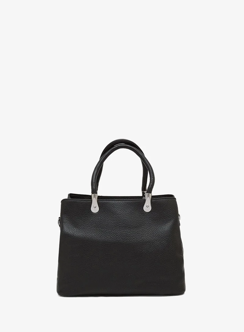 Ella classic top handle satchel with strap