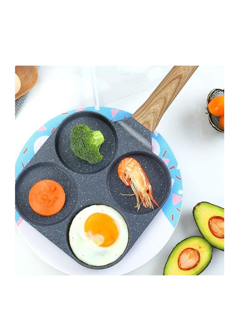 مقلاة بيض غير لاصقة لصنع البان كيك والأومليت من سبائك الألمنيوم لطهي البيض المقلي والأومليت - Image 5