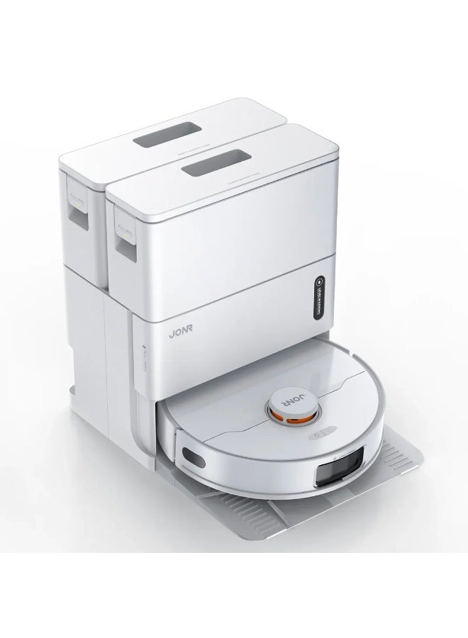 JONR T5 Pro Gen 2 15000Pa Robot Vacuum Cleaner with Hot Air Drying Anti-Tangle Side Brush Obstacle Prevention - Image 1