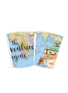 Arabest Travel Adventure Retirement Party Supplies Paper Cup 10p-Travel Adventure 