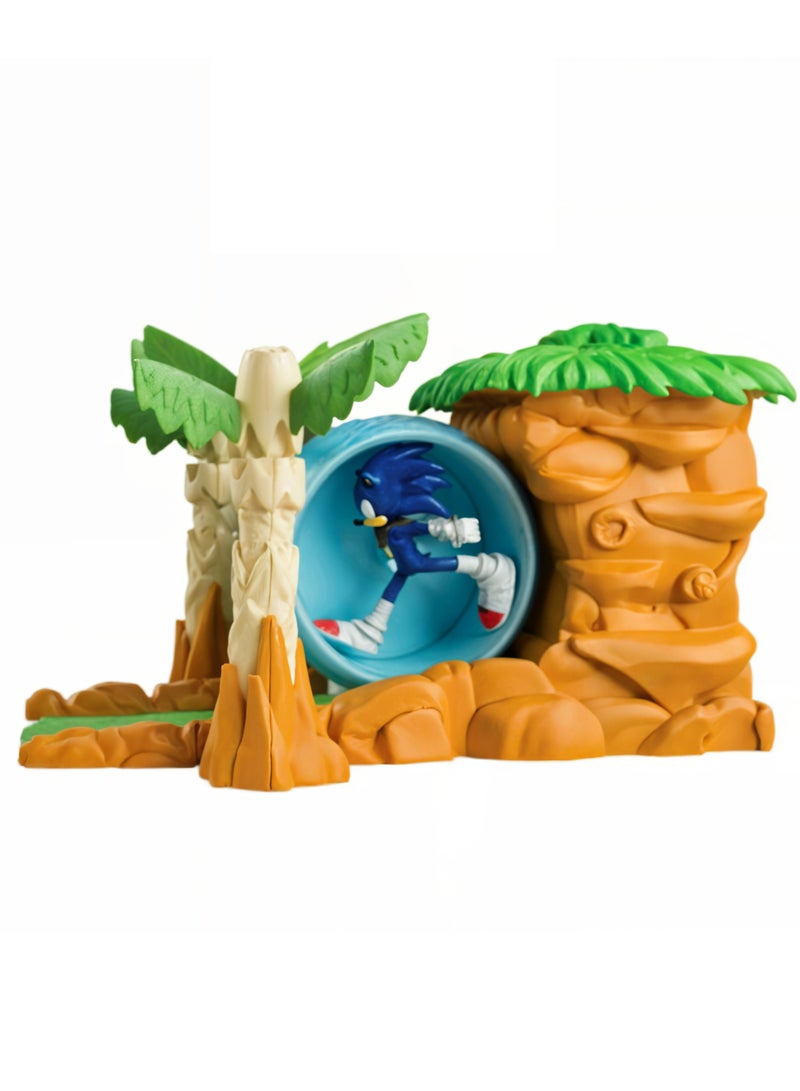 تومي مجموعة ألعاب سونيك بوم لانشر من تومي، لعبة سونيك الدوارة مع عجلة متوهجة، تتضمن قاذفًا وشخصية سونيك، مستوحاة من سلسلة الرسوم المتحركة سونيك بوم، للأطفال من سن 4 سنوات فما فوق - Image 3