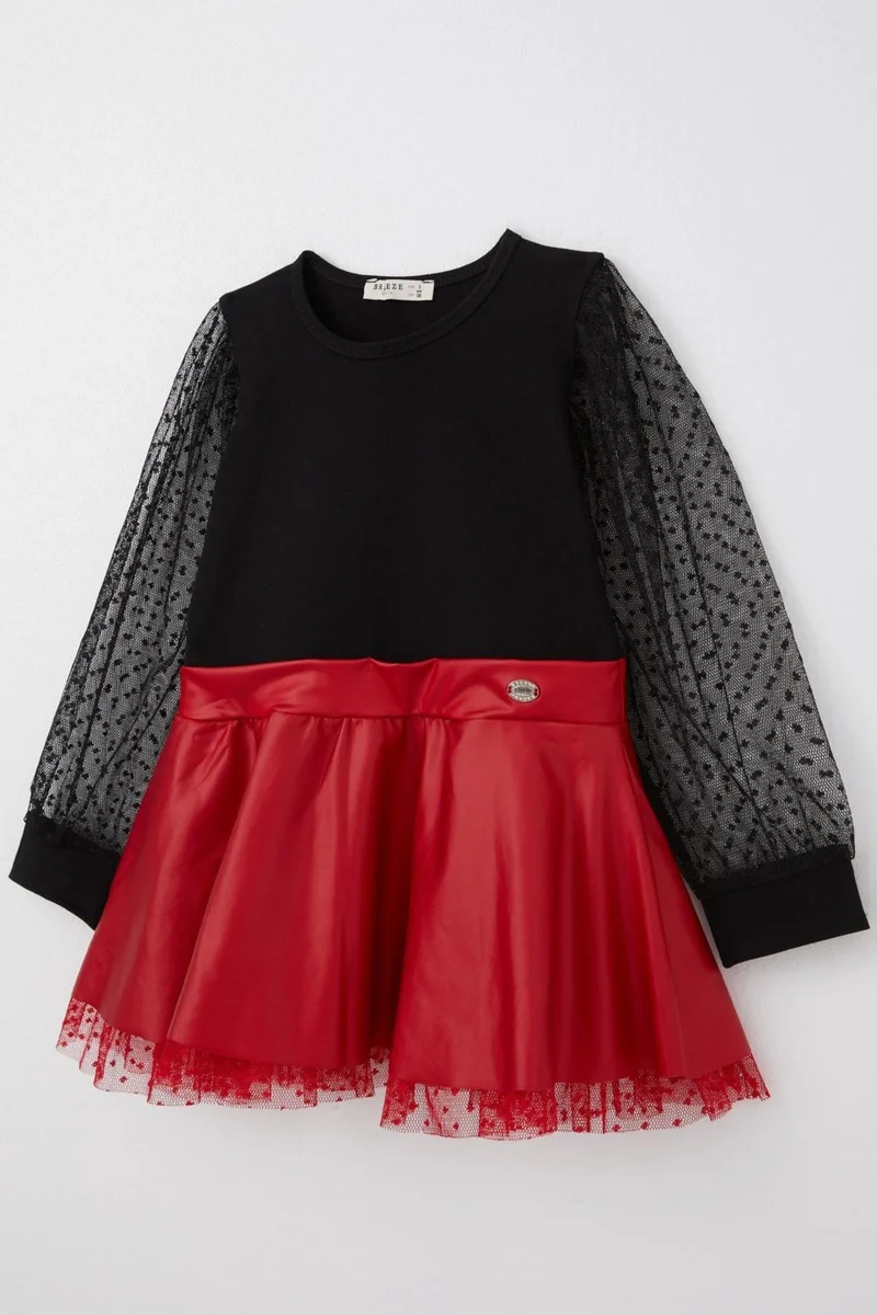 Breeze Polka Dot Sleeve Dress