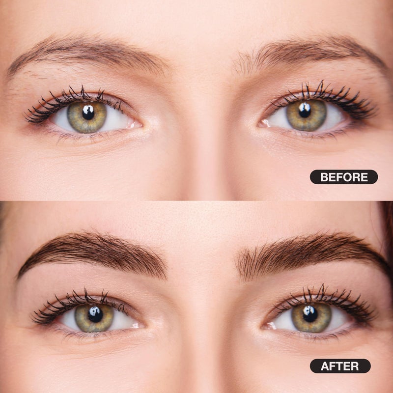 EBIN NEW YORK Secret of Pharaoh Dual Eyebrow Pencil & Mascara Natural Black | 2-in-1 Brow Pencil & Gel | Water-Resistant, Long-Lasting, Natural Finish | Vegan & Cruelty-Free - Image 1