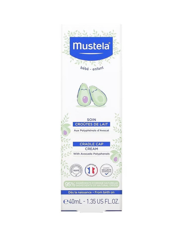 Mustela Pack Of 2 Mustela Cradle Cap Cream 40ml - Image 3