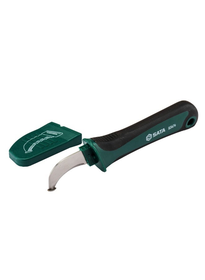 SATA ST93474 Curved Blades Wire Stripping Knife - Image 1