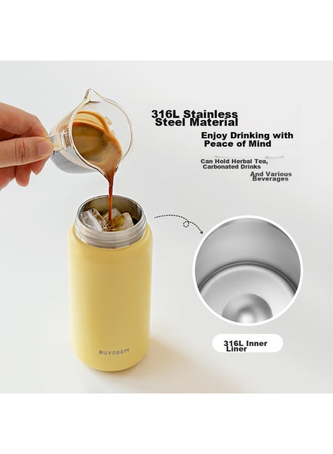 Buydeem Tea Infuser Thermos Cup, Tea-water Separation 316l Stainless Steel Large Capacity Water Bottle, Business Holiday Gift For Men And Wome - Image 2