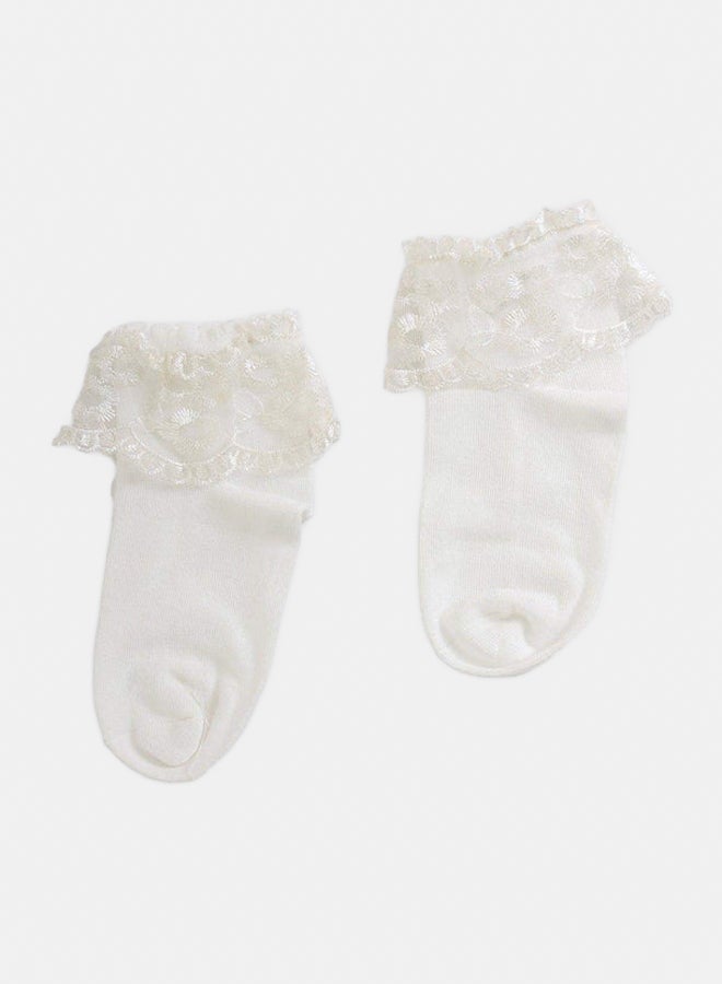 كارينا جرلي جوارب مكشكشة مع الدانتيل - Image 2