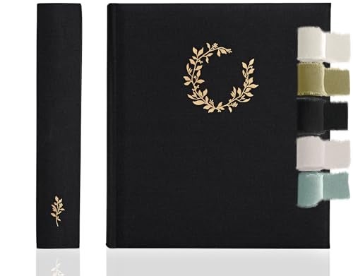 La Lente Premium Scrapbook Album – Photo Album with Writing Space – 100 Pages for Multiple Sizes 4x6, 5x7, 6x8, 8x10 – Holds 500 Photos – Wedding, Baby, Travel & Family Memories - Image 1