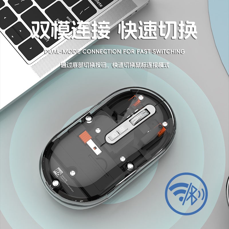 R8 Wireless Bluetooth Dual Mode Mouse - Image 4