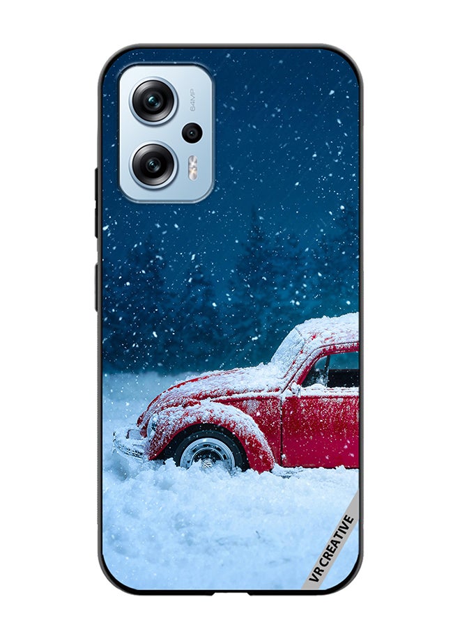 VR CREATIVE Protective Case Cover For Xiaomi Poco X4 GT Christmas Car Design Multicolour - Image 1