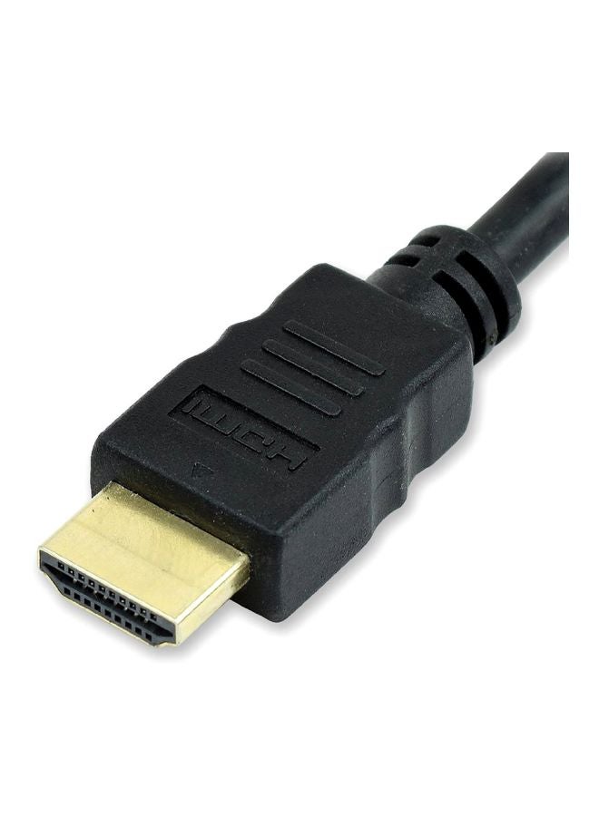 كابل محول من DP إلى HDMI أسود - Image 2