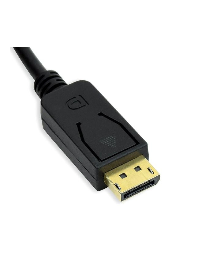 كابل محول من DP إلى HDMI أسود - Image 4