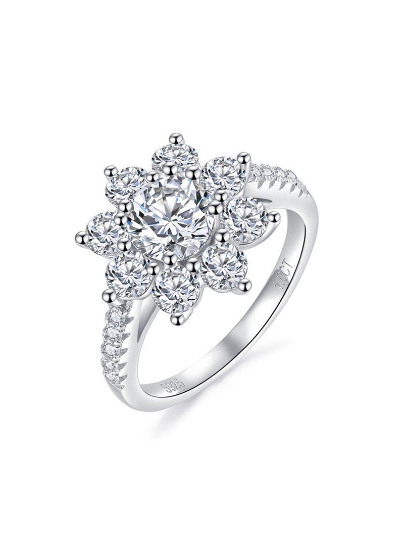 QUAINT 1-Carat Moissanite Sunflower Ring  - Image 1