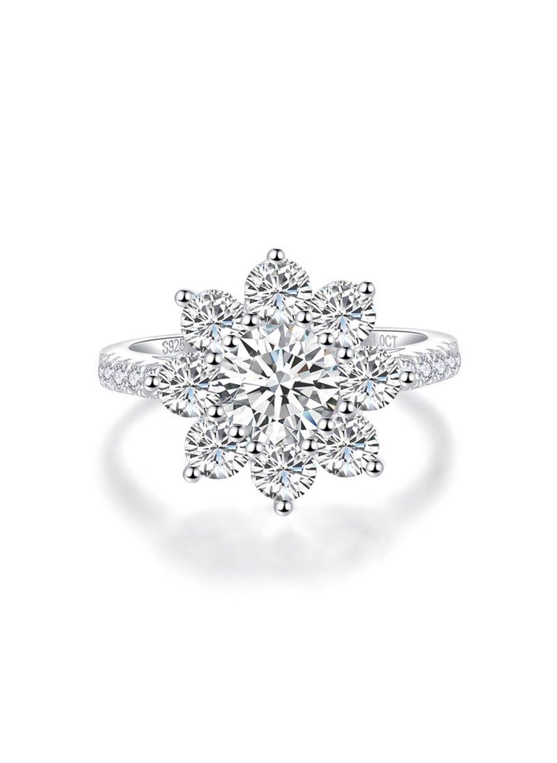 QUAINT 1-Carat Moissanite Sunflower Ring  - Image 2