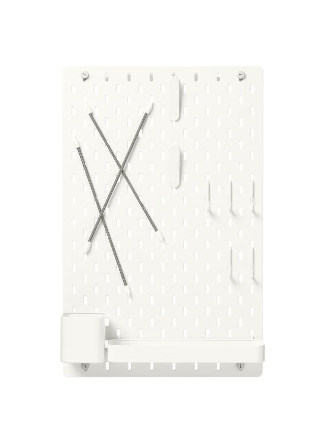 erorex Pegboard Combination, White, 36X56 Cm - Image 2