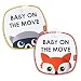 Diono Baby On The Move 2 Pack of Baby On Board Car Window Stickers with Suction Cups - Image 2
