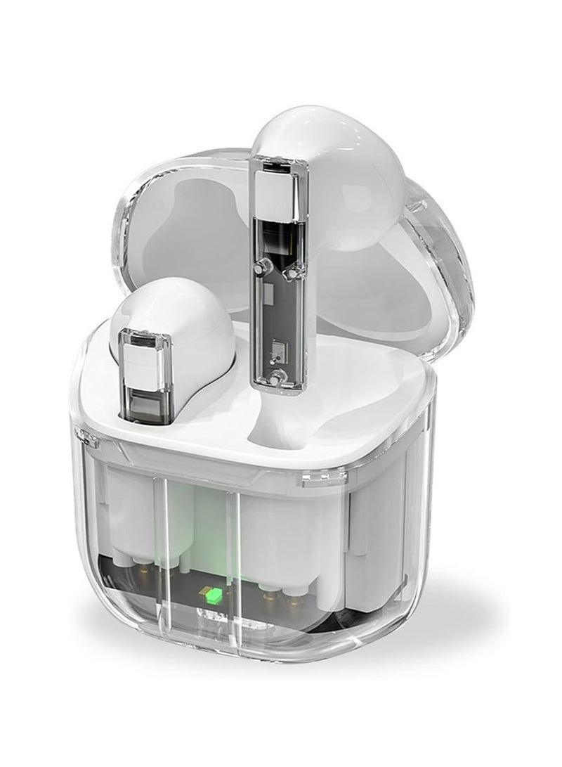 Bluetooth 5.3 In-ear Headphones, Wireless Headphones, HiFi Stereo, Calls with ENC Noise Cancellation, Headphones Wireless Sports IPX5 Waterproof Wireless Headphones - Image 1