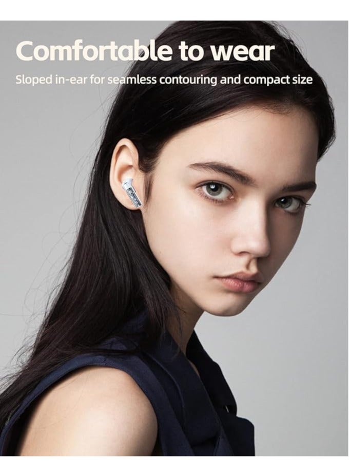 Bluetooth 5.3 In-ear Headphones, Wireless Headphones, HiFi Stereo, Calls with ENC Noise Cancellation, Headphones Wireless Sports IPX5 Waterproof Wireless Headphones - Image 5