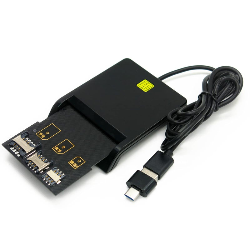 Gialer محول بطاقة SIM الذكي 4 في 1 من جيالر لبطاقة IC وبطاقة SIM بحجم 2FF 3FF 4FF ميني ميكرو نانو - Image 4