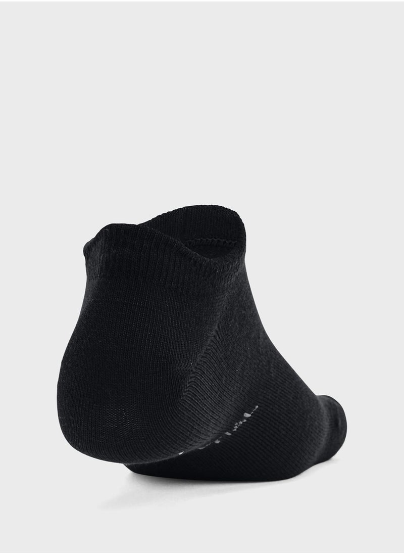 UNDER ARMOUR - 6 Pack Essential No Show Socks - Image 1