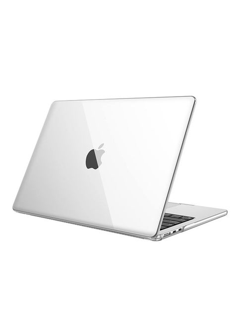 Crystal Clear Case For MacBook Air 13.6 inch 2022 A2681 M2 Chip with Liquid Retina Display Touch ID Protective Plastic Hard Shell Cover - Transparent