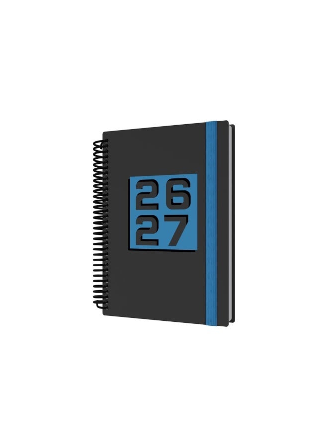 Collins 2026-2027 Mid/Academic Year Planner - 13 Month A5 Day-to-Page - Hard Cover - Collins Debden Delta Range Blue (FP51M.60-2627) - Image 1