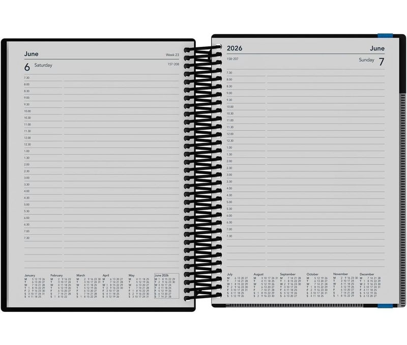 Collins 2026-2027 Mid/Academic Year Planner - 13 Month A5 Day-to-Page - Hard Cover - Collins Debden Delta Range Blue (FP51M.60-2627) - Image 3