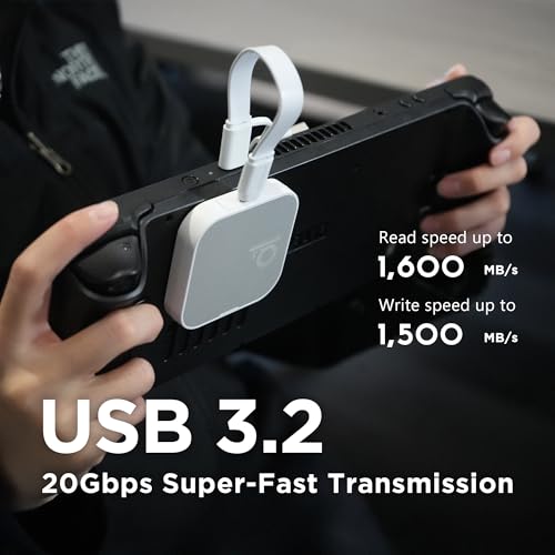 DATO Magnetic External SSD 1TB, External Solid State Drive Portable SSD USB 3.2 Gen 2x2, up to 1600/1500 MB/s, Type-C 4K ProRes HDR Record, Compatible with iPhone 15&16 Pro Max - ARES Q3 Series - Image 4