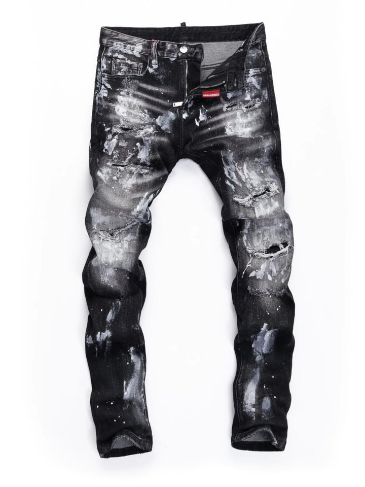 Unisex Casual Daily Denim Jeans - Image 4