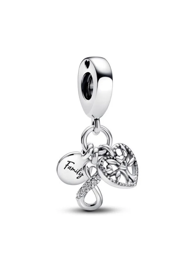 PANDORA Family Infinity Triple Dangle Charm