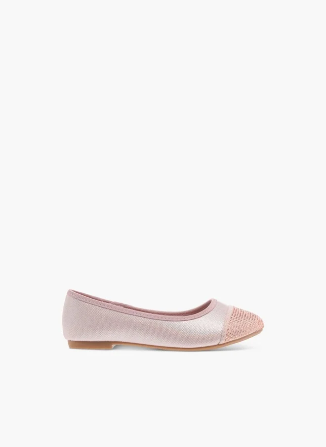 Flora Bella By Shoexpress Girls Embellished Slip-On Ballerina Shoes Ramadan Collection