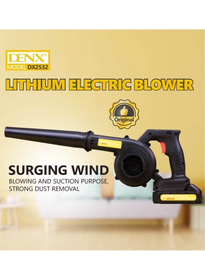 Denx DX2532 550W Electric Garden Blower – Lightweight Outdoor Leaf & Debris Cleaner, Dual Function Vacuum & Blower, Easy to Use for Quick Yard Maintenance - Image 3