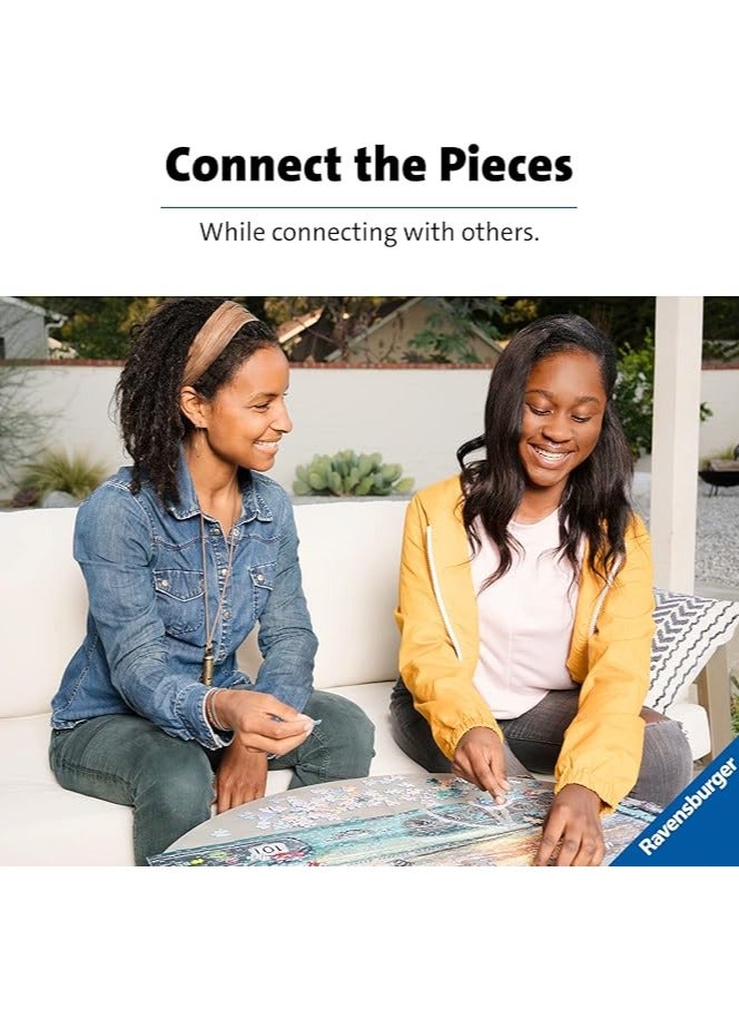 Ravensburger بازل رافينسبورجر 1000 قطعة كيوبيد وpsyche في الحب - فن الأسطورة الحضرية بواسطة PichiAvo، تشطيب غير لامع، تناسب دقيق، نابض بالحياة وخالي من الوهج - للأعمار 14 وما فوق | 16970-2 - Image 2