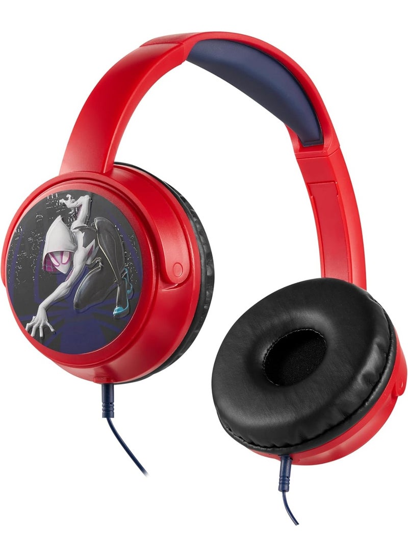 Volkano Marvel Spider-Man Auxiliary Headphones with Stickers (MV-6513-SM3) - Image 3