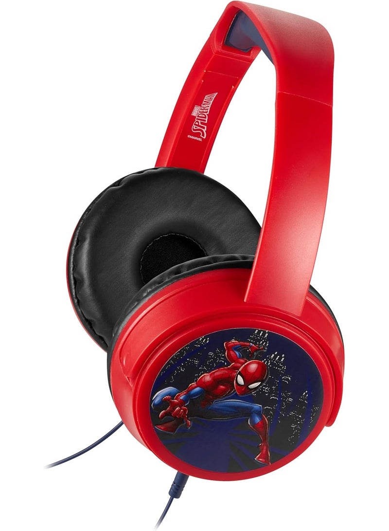 Volkano Marvel Spider-Man Auxiliary Headphones with Stickers (MV-6513-SM3) - Image 5