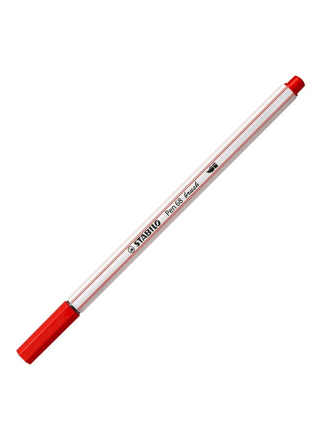 STABILO STABILO Premium Fibre-Tip Pen Pen 68 brush - ColorParade - 19 assorted Colors + 1 additional Black  - Image 4