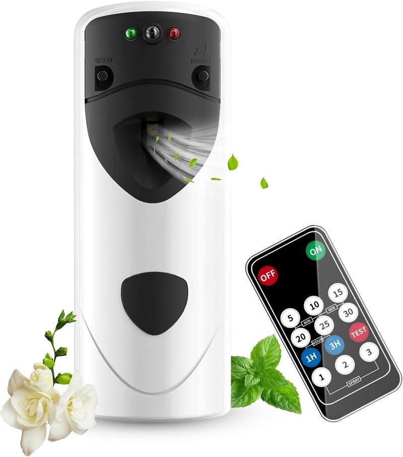 NALACAL Automatic Air Freshener Spray Dispenser, Wall-Mount Programmable Fragrance Dispenser with Remote – Compatible with Spray Refills for Bathroom, Hotel, and Commercial Spaces - Image 1