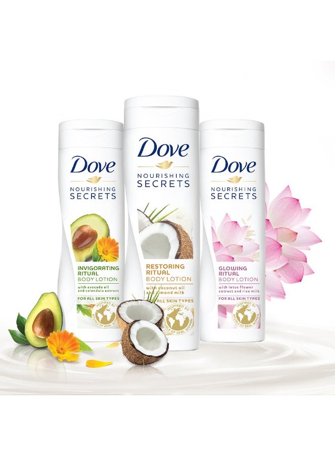 دوف لوشن الجسم دوف بجوز الهند واللوز 400 مل - Image 4