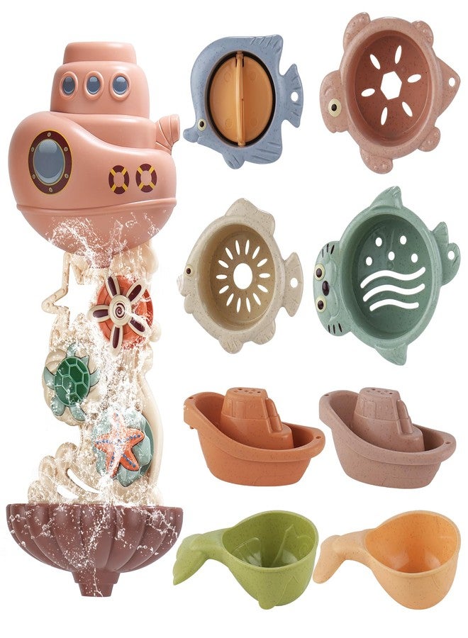 Holady Bath Toys Suitable for Kids Aged 1-3 Childrens Early Education Toys Beach Water Toys for 12-18 Months Baby and Toddler - Image 1