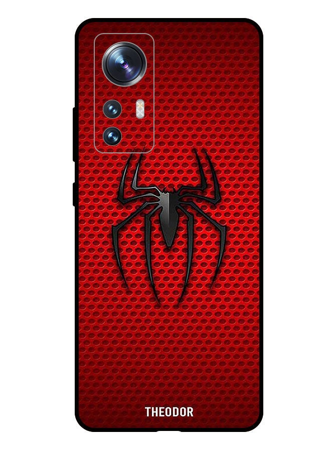 Theodor Protective Case Cover For Xiaomi 12 5G Red Spiderman Logo - Image 1