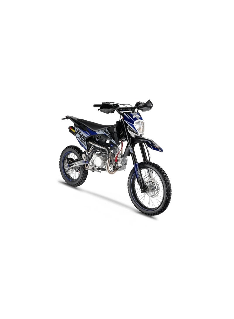 SHARMAX Power Max 145 125cc 10HP Pit Bike – 4-Speed Manual, Electric + Kick Start, Hydraulic Disc Brakes, Chromoly Frame, 17/14 Wheels – Off-Road Mini Motorcycle - Image 1