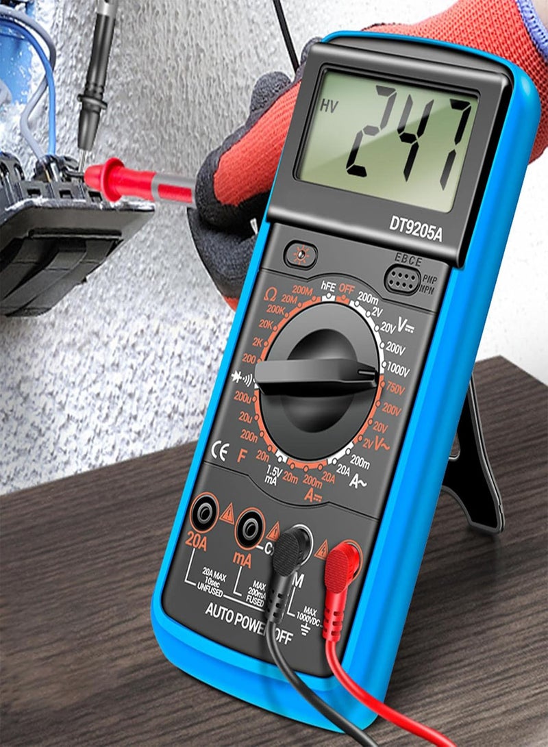 GGOOT Digital Multimeter,Universal Meter DT9205A Multimeter - Digital Multimeter Short Circuit Detection, Low Power Consumption Mode Automatic Shutdown Accurate Reading for Home Professional Use - Image 2