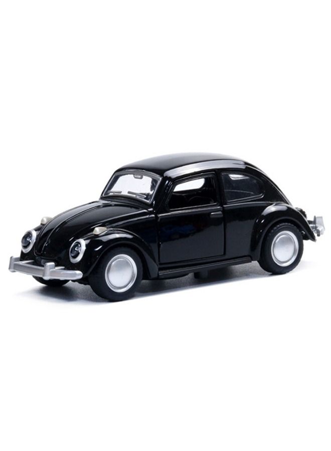 1:32 Classic Beetle Car Model, Alloy Car Model Toy, Vintage Mini Car Model, 4.5X4.5X12cm, Black  - Image 2