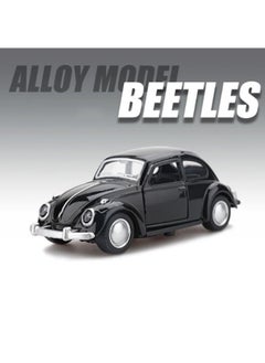 Generic 1:32 Classic Beetle Car Model, Alloy Car Model Toy, Vintage Mini Car Model, 4.5X4.5X12cm, Black  - Image 4