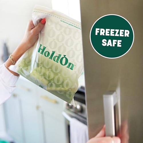 HoldOn Zipseal Sandwich Bags – Compostable, PFOA-Free, BPA-Free, Food-Safe Zip Seal Food Storage Bags With Secure Seal for Home & Travel, Freezer-safe (2-Pack, 200 bags total) - Image 4