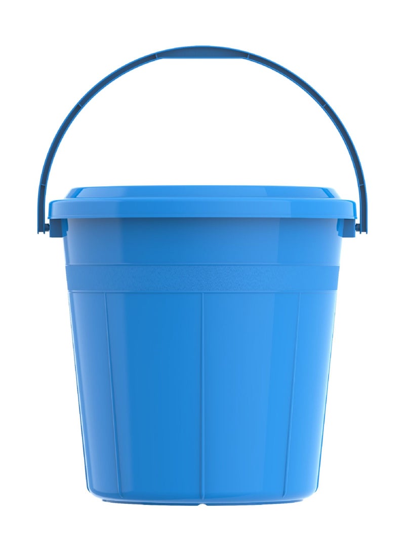 DX 10L Round Plastic Bucket with Handle & Lid