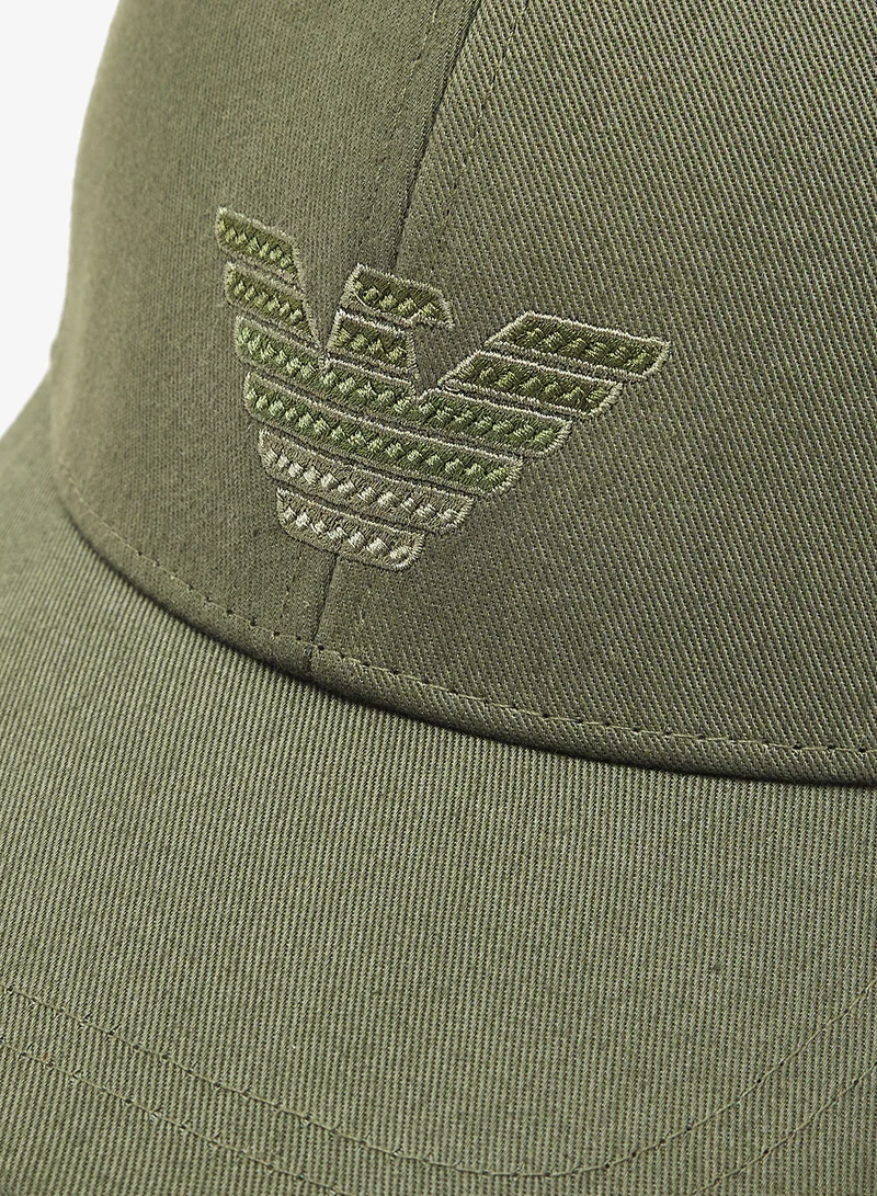 EMPORIO ARMANI Logo Beachwear Curved Peak Cap Cap