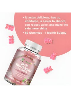 Daynee Skin Whitening Gummies ,Glutathione & Collagen & Biotin, Advanced Collagen Supplement Glutathione Collagen Fudge 60 Veggie Capsules  - Image 3